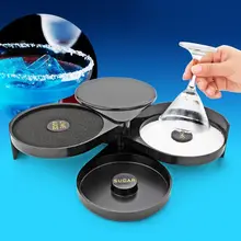 3 уровня соль сахар Маргарита CocktailGlass Rimmer бар аксессуар инструмент бармен