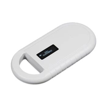 

Microchip 134.2Khz Dog Cat USB Rechargeable FDX-B Portable Handheld Tag Decoder Animal Chip Reader ID OLED Display Horse