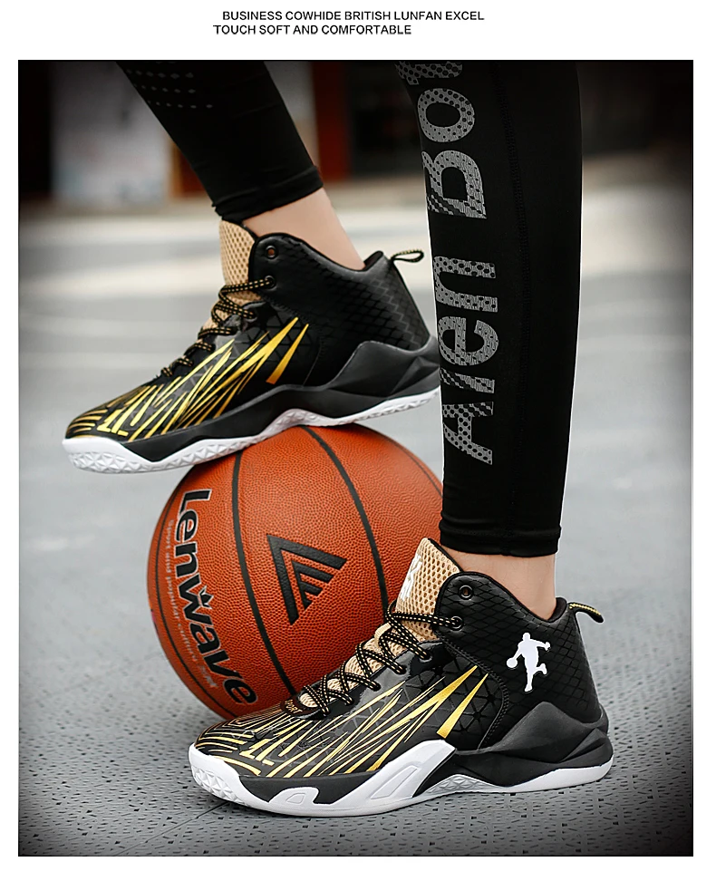 New Brand Mens Basketball Shoes Retro Basketball Boots High Ankle Jordan Shoes Zapatillas De Baloncesto Plus Size Mens Sneakers