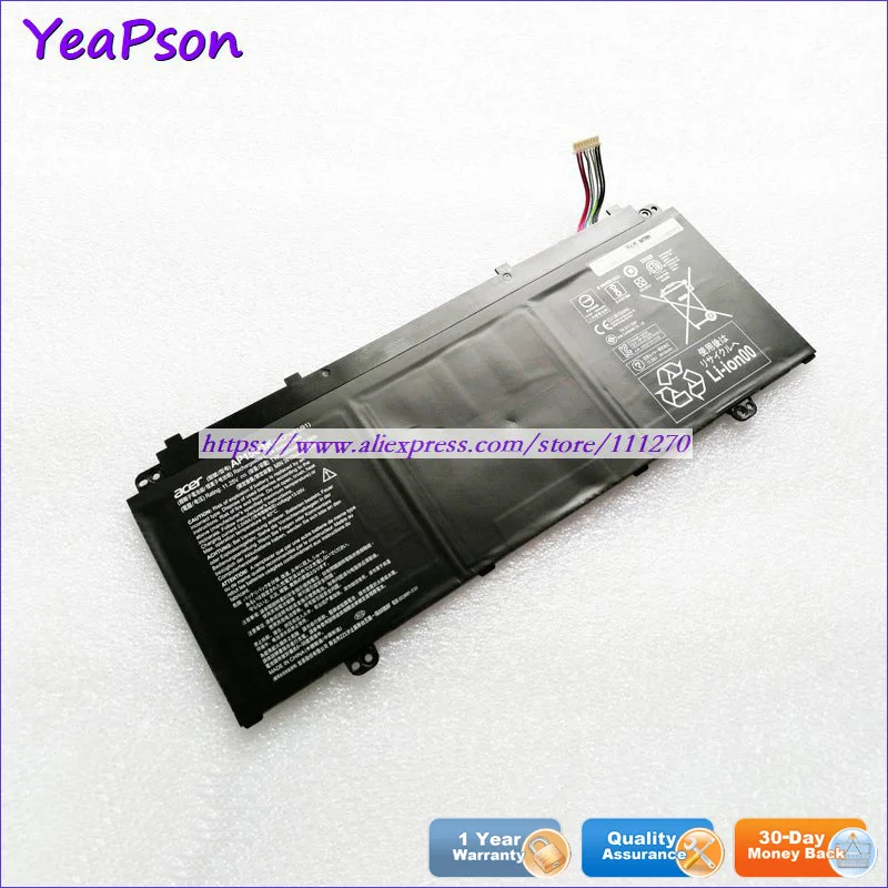 Оригинальный аккумулятор для ноутбука Yeapson 11 25 в 4030 мА/ч AP15O3K AP1503K Acer Aspire S13 S5 371