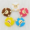 10pcs/lot  Animals Cartoon Silicone Beads Teething  sheep Beads  DIY Pacifier Clip For Children Newborn Baby Teether For Teeth 3
