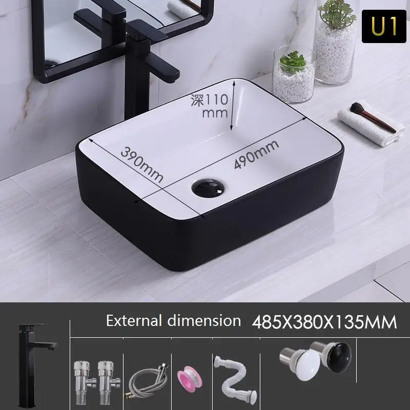 Version W Wastafel Waschtisch миска Lavandino Bacia De Lavagem Bassin Lavatorio Vanity Da Appoggio раковина для ванной Lavabo умывальник - Цвет: Version W