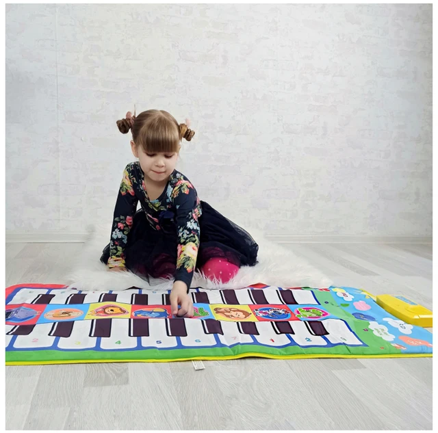 Crianças piano musical esteira do jogo do teclado do dueto 20 teclas piso  piano com 8 instrumento som 5 modos paly almofada de dança brinquedos  educatinal - AliExpress