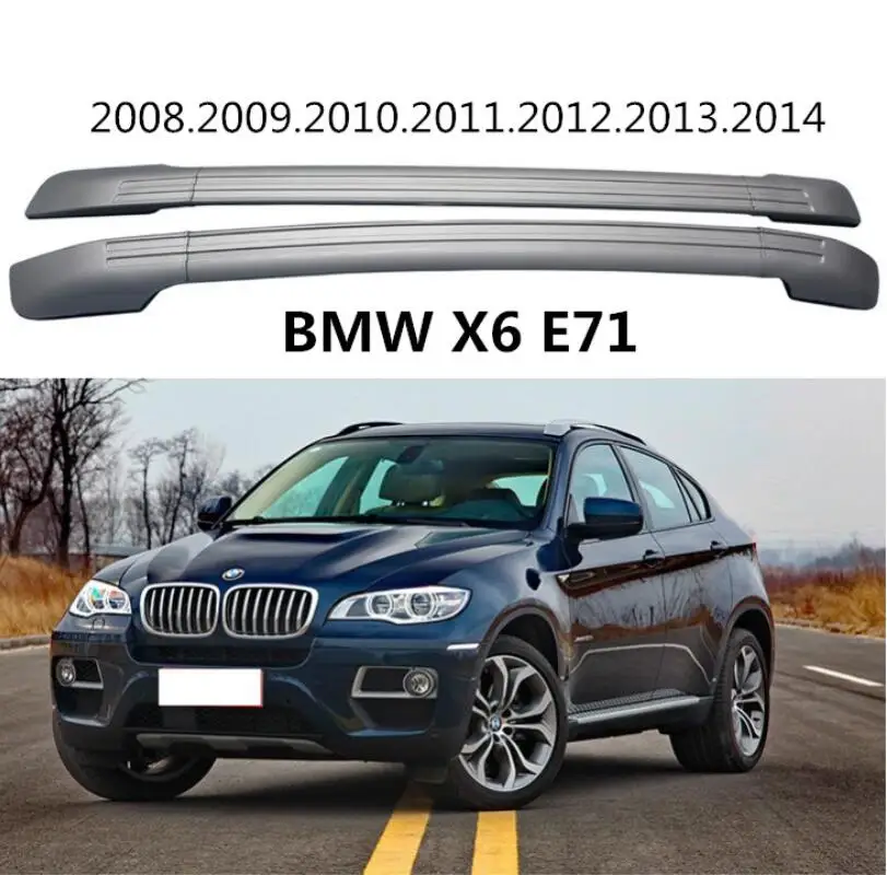 

For BMW X6 E71 2008-2014 Roof Racks Auto Luggage Rack High Quality Brand New Aluminum Paste Installation Car Accessories