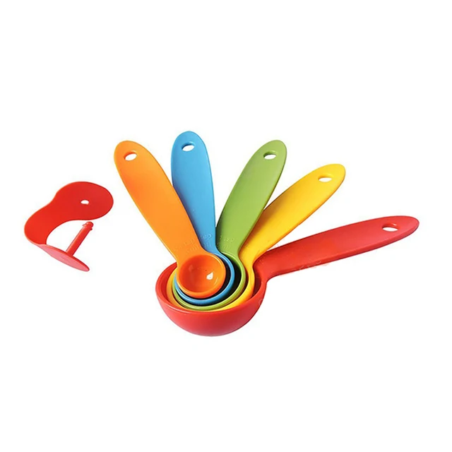 Venlohome 5Pcs/Készlet Szín Mérő Kanál Műanyag Konyhai Mérőeszközök - Image 6