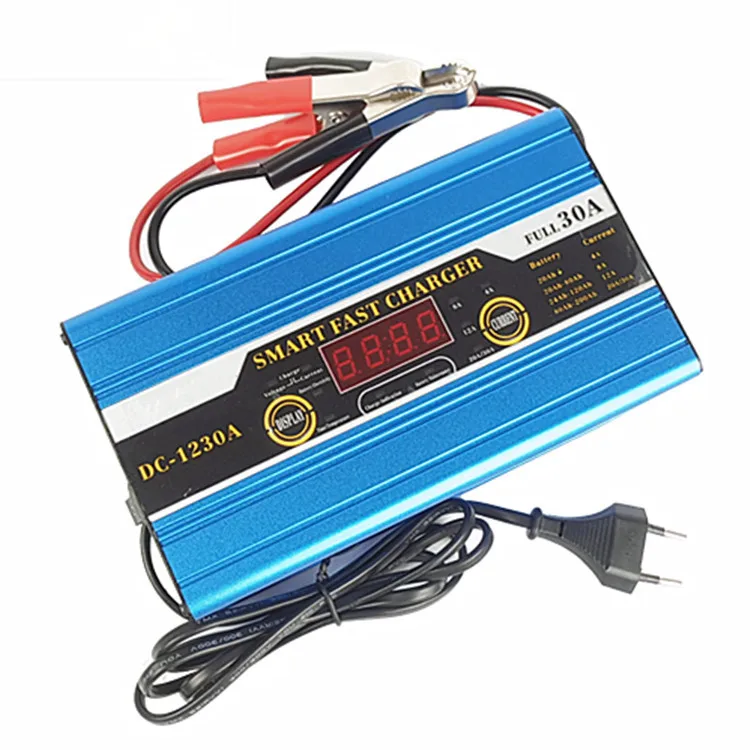 

Candy pu Smart Band Display 12V30A Car E-Bike Lead Acid Dry Battery Storage Battery Charger