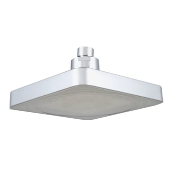 

New 6 Inches 7 Color LED Romantic Light Shower Head Home Bathroom Rainfall Shower Head Plating Handing Fit for Water Shower Bath