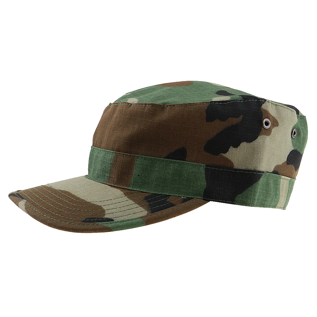 Multi-color Men's Women's Camo Hat Camouflage Soldier Folding Caps Tactical Caps Topee Baseball Caps for Hiking Tourism