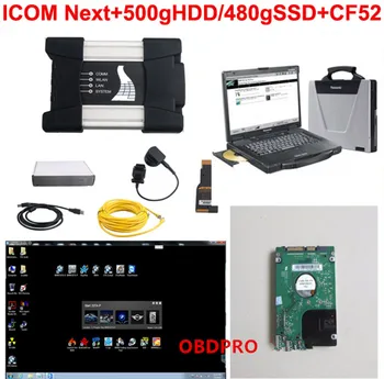 

big discount wifi icom next with software hdd 2020 01v for bmw icom next a b c programming diagnostic tool with cf52 laptop
