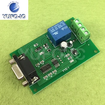 

Free Ship 3pcs Serial Port Control Single-Chip USB Control Switch PLC RS232 Relay Module, Data Acquisition Computer Boards