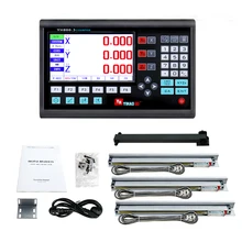 2021 nova completa grande lcd dro kit conjunto display digital de leitura com 3 pçs 5u escalas lineares/codificador/sensor comprimento 50mm a 1000mm