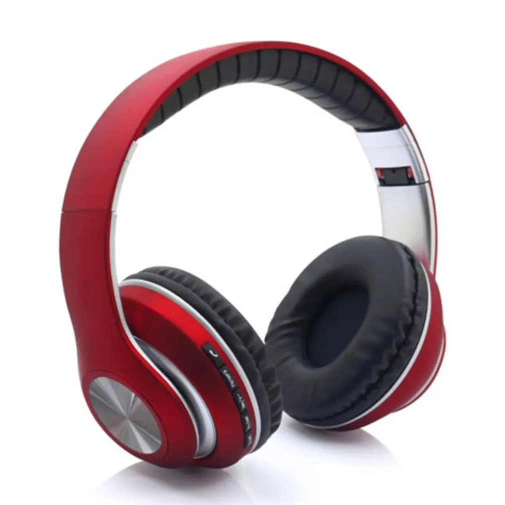 Мини Bluetooth гарнитура беспроводные Bluetooth наушники вкладыши для мобильных телефонов плоские другие Bluetooth устройства - Цвет: Красный
