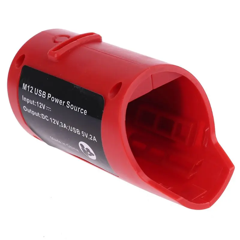 Сменный USB DC12V M12 зарядное устройство для Milwaukee 49-24-2310 48-59-1201 литиевая батарея портативный легкий беспроводной источник питания