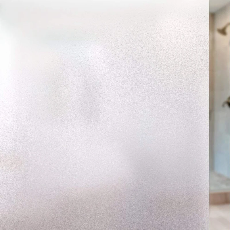 

Privacy Window Film Matte Film Window Sticker White Matte Window Protection Non-Stick Privacy Office Meeting Room Bathroom Bedro