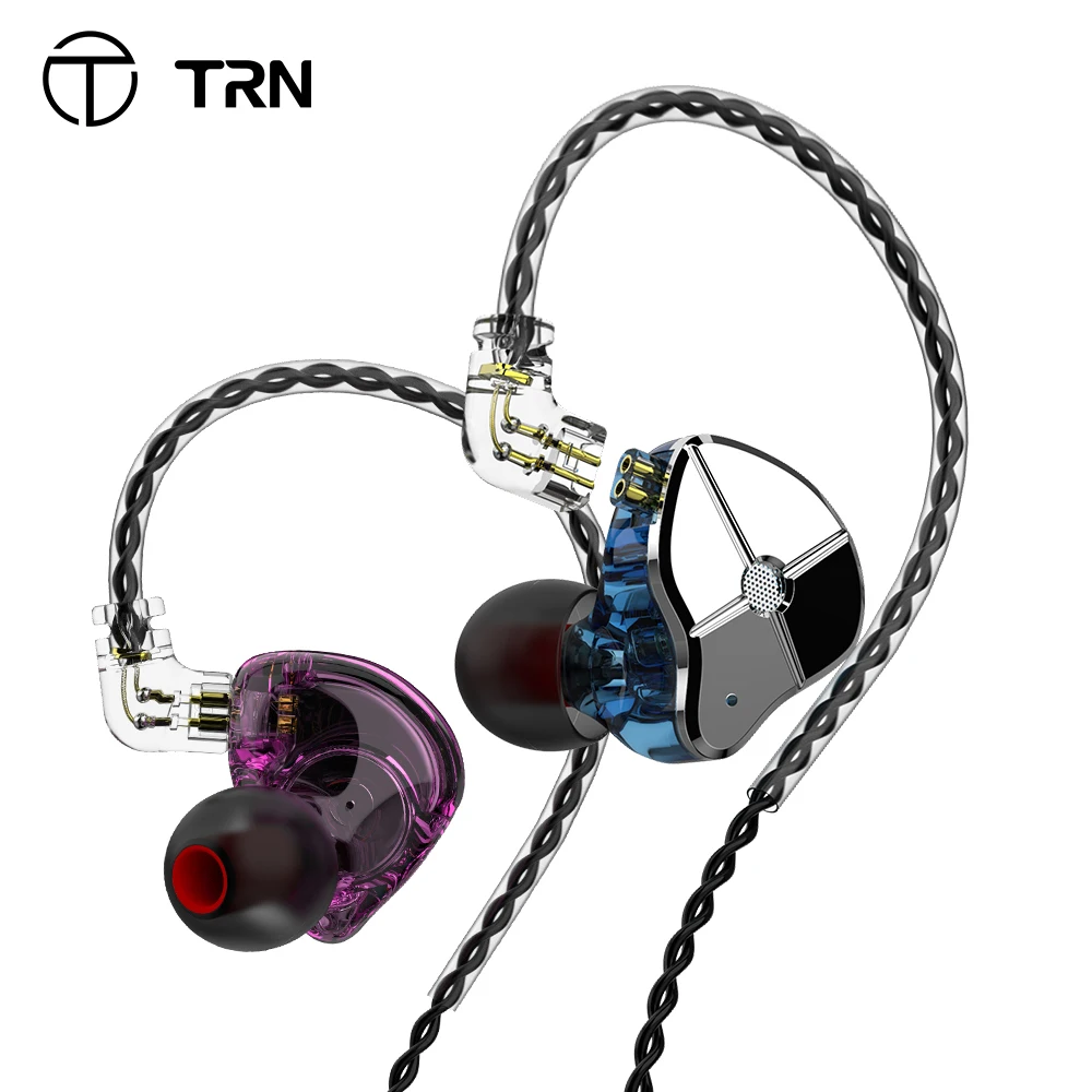 Wired Earphones TRN ST1 1DD + 1BA Hybrid In Ear Earphone HIFI