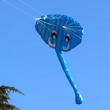 140x70 см Летающий воздушный змей Бескаркасный мягкий двухлинейный трюк слон парафойл воздушный змей огромный парашют спортивный пляжный Летающий воздушный змей