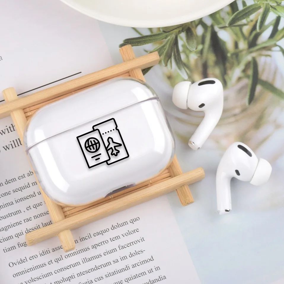 Чехол для AirPods Pro, Роскошный прозрачный чехол для наушников, чехол для Air pods Pro 3 Apple TWS, силиконовый защитный чехол Fundas
