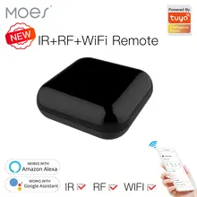 2020 nova wifi rf ir universal controle remoto rf aparelhos aparelhos tuya vida inteligente app controle de voz via alexa google casa