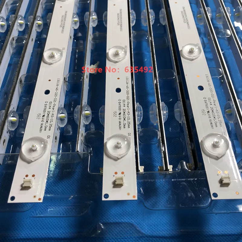 1 партия = 3 шт. TC-32A400U V320HWSD06 TH-32A400C TC_-32A400B TC-32A400X светодиодная подсветка для 131126-WS-320-021-Pear1-A3-10.25mm 7 ламп