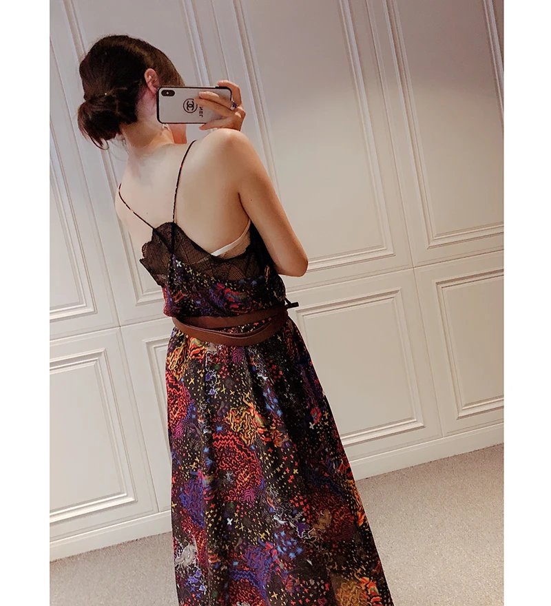 

Women Dress Angela 2020 Silk Braces Dress