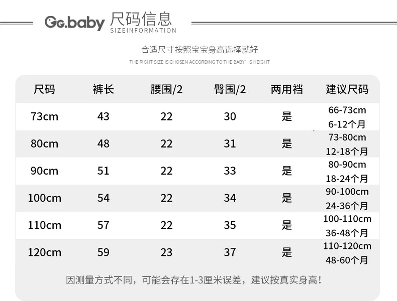 GG. Baby/детские леггинсы на весну и осень длинные штаны для малышей, 1 предмет штаны для детей от 0 до 2 лет