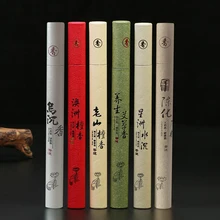 21 см Тибетский ладан с пластиной Индийские благовония премиум-класса несколько вкусов смешанный пакет Благовония из сандалового дерева S