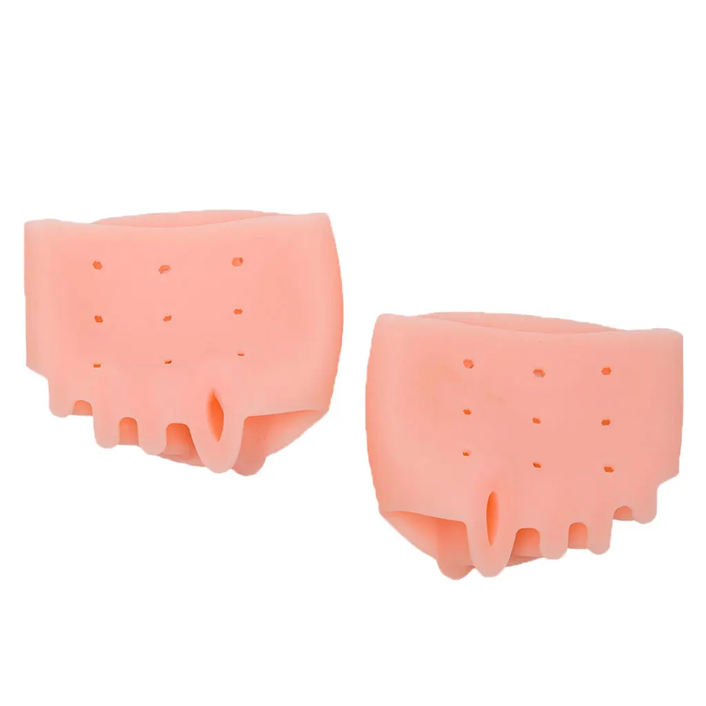 Silicone Foot Cushions Protector Hallux Valgus Bunion Corrector Splint Hammer Toe Correction Cushion Pads Skin White