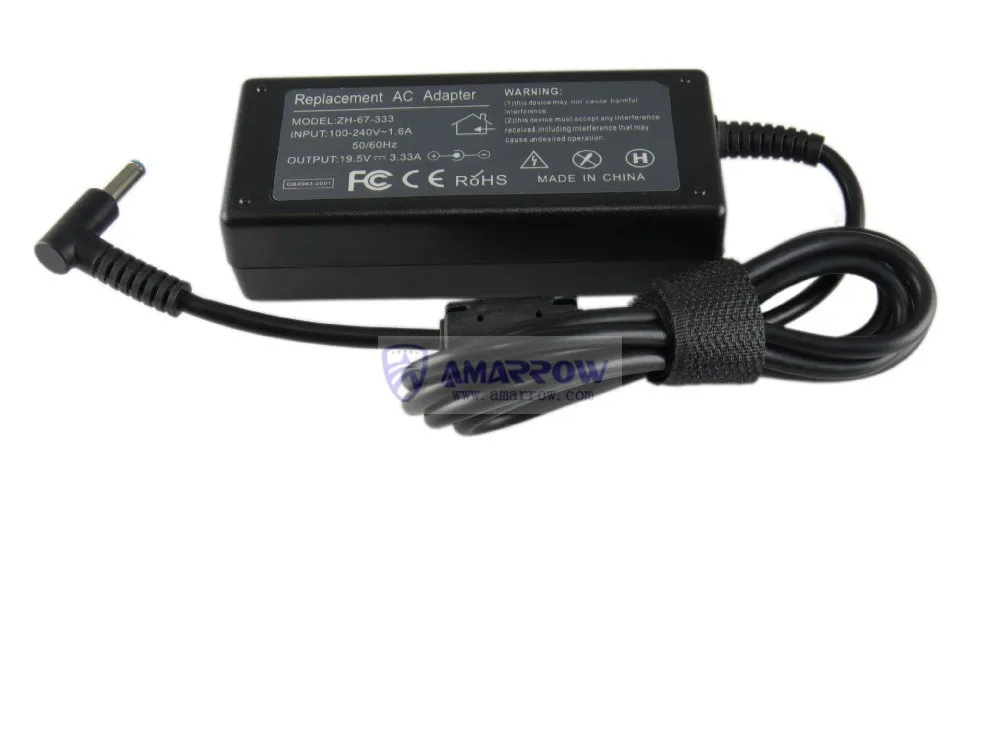 Зарядное устройство Amarrow для ноутбука HP Envy PPP009C 15 j009WM 14 k001XX k00TX k002TX k0 19 5 V 3 33|adapter for