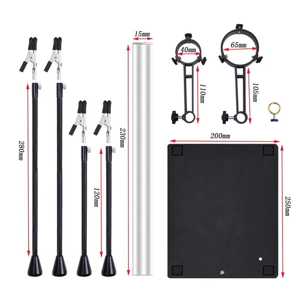 electronics soldering kit NEWACALOX Third Pana Hand Hot Air Gun Frame PCB Board Holder Heat Gun Stand Helping Hands Soldering Tool 3X LED Magnifying Glass electronics soldering kit