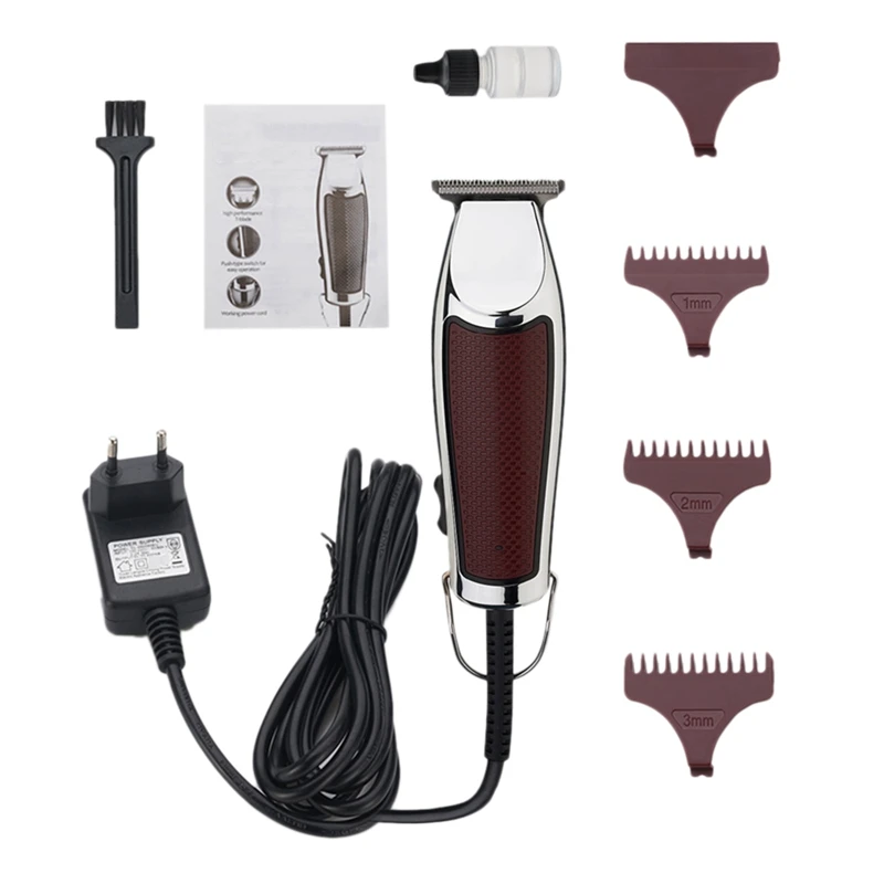 

Electric Hair Clipper with Line T-Shaped Obtuse Angle Shaving Knife Electric Hair Clipper Adult Children Home EU Plug