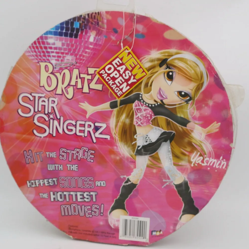 Оригинальная коробка Bratz старая кукла звезда singerz с поврежденными аксессуарами