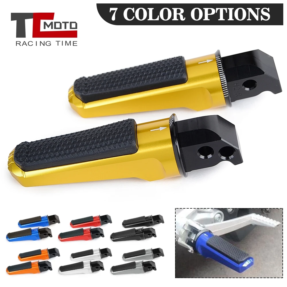 

Rear Passenger Foot Pegs Pedals Footrest For Honda CB600F Hornet CB1000R CBR600F CBR600RR CBR900RR CBR1000RR Fire Blade VTR1000