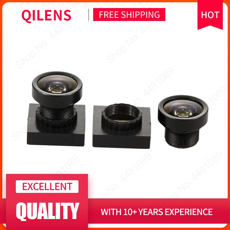 Module caméra drone 1.8mm F2.0 170° CCD 5g pour FPV, tenu dans la main pour échelle, objectif orienté vers l'avant.