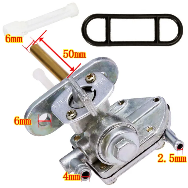 WORE Gas Fuel Tank Valve Petcock Switch Assembly For Kawasaki KDX200 KDX220 KDX250 | PH