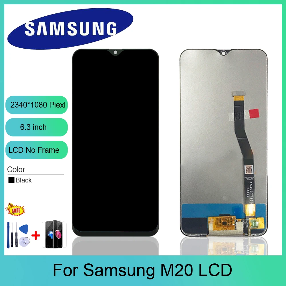 

6.3'' AAA Quality M20 lcd For Samsung Galaxy M20 2019 SM-M205 M205F M205G/DS LCD Display Touch Screen Digitizer Assembly Replace