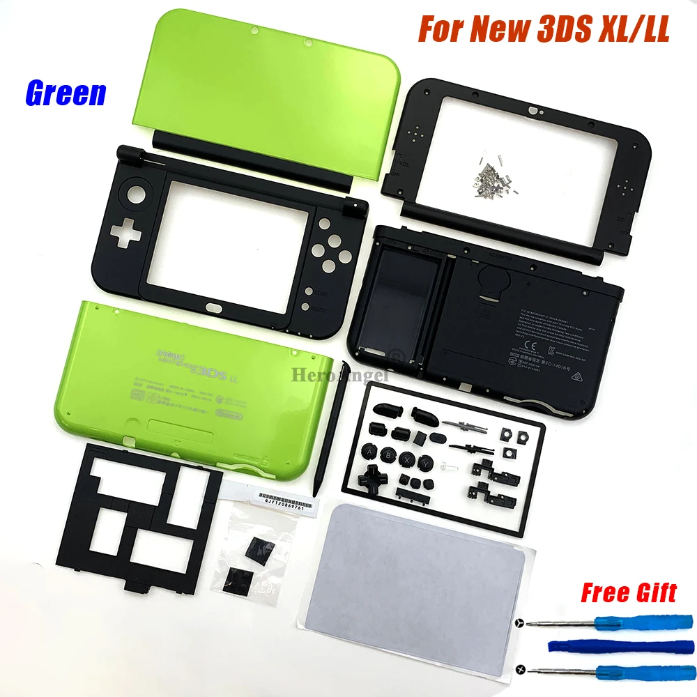 Shell Case Full Set with Buttons Screws Console Case Faceplate Cover Plate For NEW 3DS LL/XL|Cases| - AliExpress