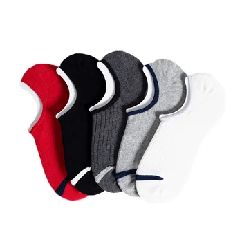 

Large size Men Boat Socks Cotton Fashion Breathable Silicone Nonslip Soft Shallow Mouth Male Sock High Quality 10Pairs/lot