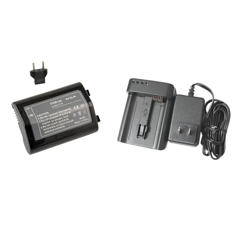 EN EL4 EL4a ENEL4 аккумулятор + зарядное устройство для Nikon D2 Digital SLR D3 D2H D2X D2Hs Set D3s D3x F6|battery