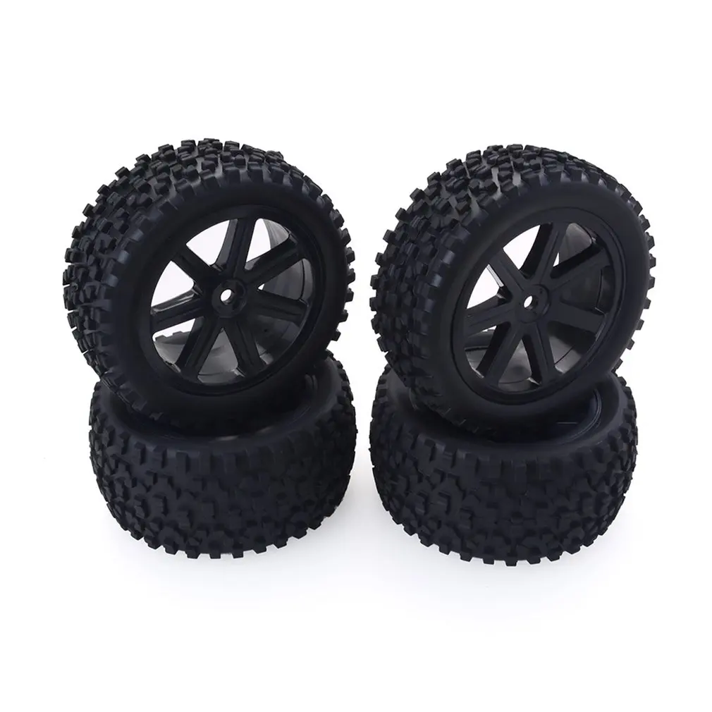 

1/10 RC Car Rubber Tyres Plastic Wheels for Redcat HSP HPI Hobbyking Traxxas Losi VRX LRP ZD Racing 1/10 Buggy