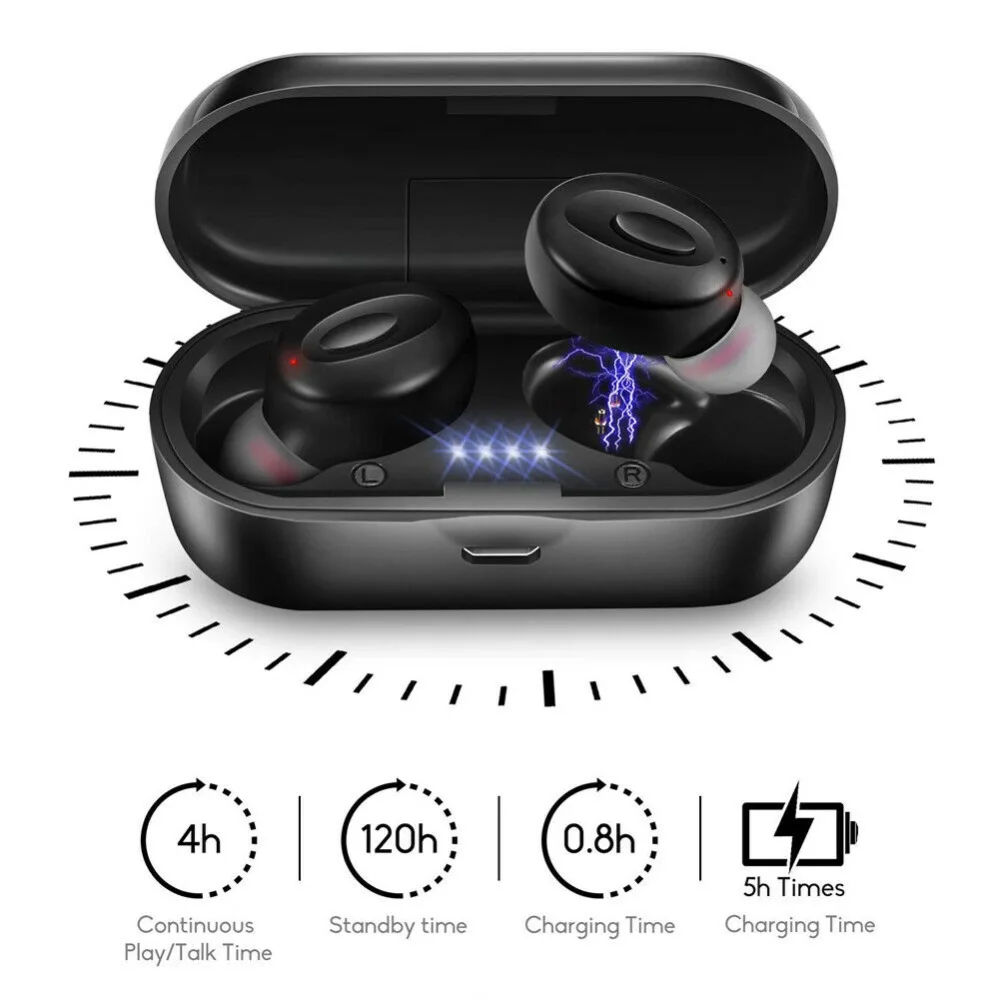 Bluetooth 5,0, гарнитура TWS XG12, стерео наушники с микрофоном, свободные руки, беспроводные наушники, наушники, стерео, USB, спортивные наушники-вкладыши
