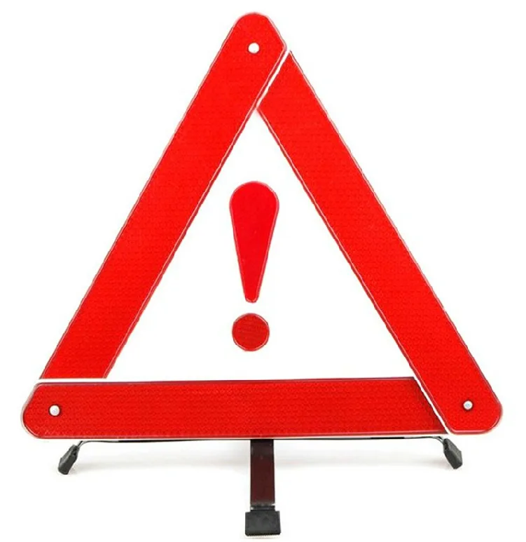 

Car Tripod Car Mounted Triangular Warning Sign Car Parking Warning Rack Exclamation Mark Temporary Emergency Stop Sign