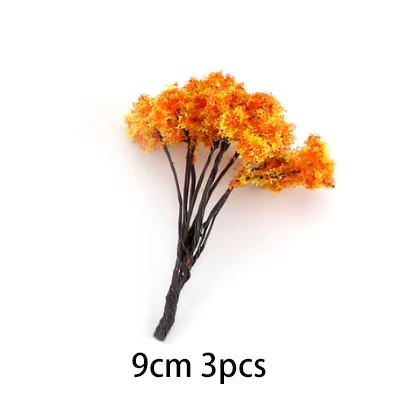 DIY sand table material sence accessories model tree/model plant 5pcs/3pcs for miniature Lansape/model Layout CC model - Цвет: T