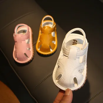 baby closed toe sandals