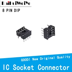 Adaptateur de prises de courant DIP8 8 broches 8P DIP SIP IC, Type de soudure 2.54MM, 40 pièces/lot 