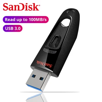 

SanDisk USB Flash Drive 64GB 128GB Memory Stick 16GB 32GB Pen Drive 256GB USB3.0 Pendrive CZ48 U Disk 100MB/s For PC/TV/Notebook