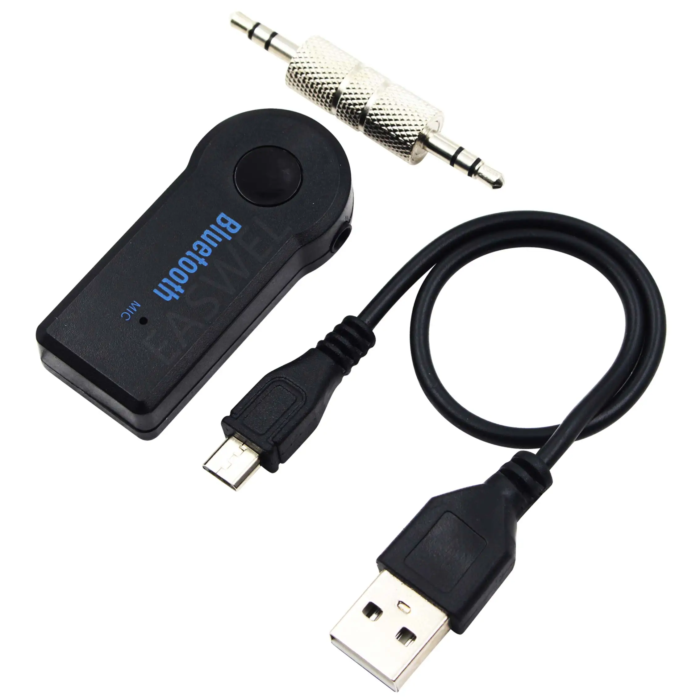 50 шт. 3,5 мм Беспроводной USB мини Bluetooth Aux стерео аудио музыкальный автомобильный адаптер приемник