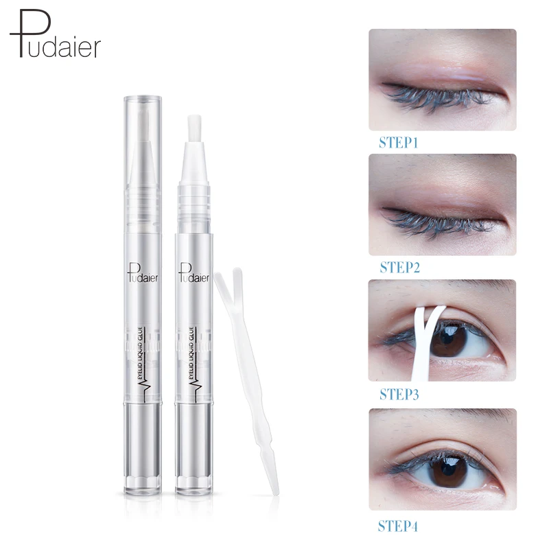 

Pudaier Professional Invisible Double Eyelids Big Eye Not Glue Transparent Eyelid Stretch Fold Lift Eyes Styling Shaping Tools