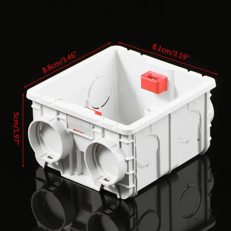 86-type ПВХ распределительная коробка настенное крепление кассеты для переключателя Socket Base Mar28