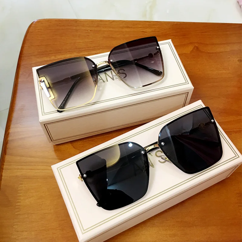 MS vintage sunglasses womens sunglasses luxury cat eye sunglasses oversized Female sunglasses