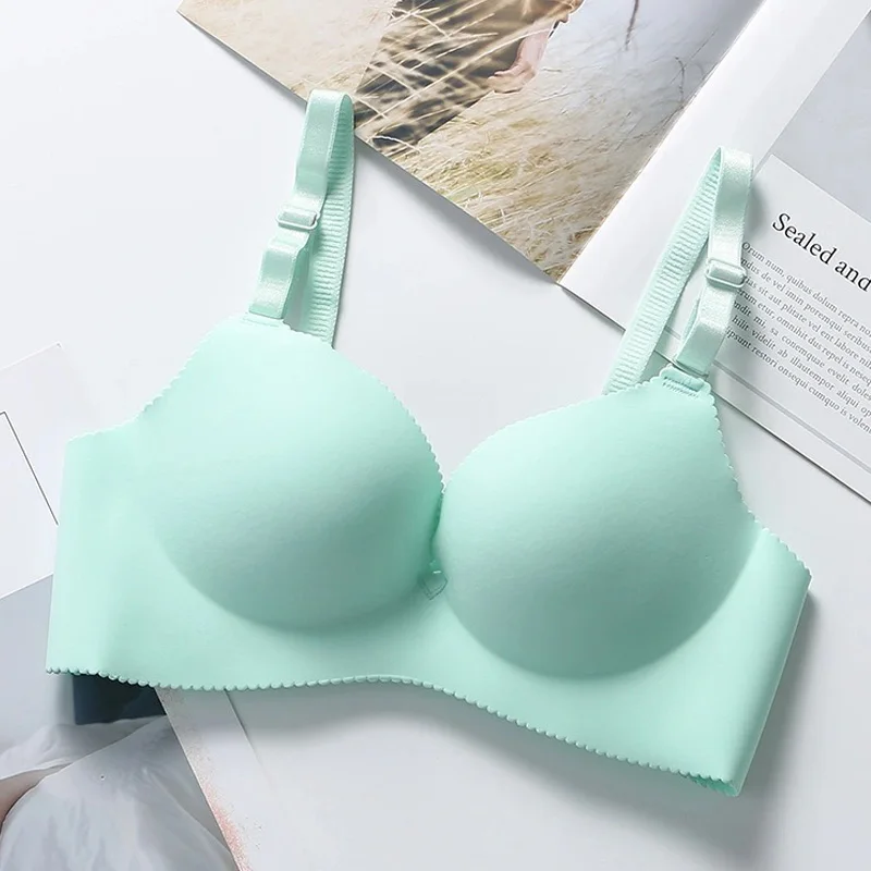 Sexy Bras for Women Lingerie Seamless Pushup Bra Bralette Plunge Wireless Brassiere Female Breathable Underwear Intimates 3